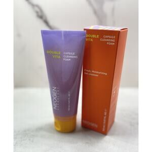 Neogen Dermalogy Double Vita Capsule Cleansing Foam 5.07 fl oz/150 ml NEW Sealed